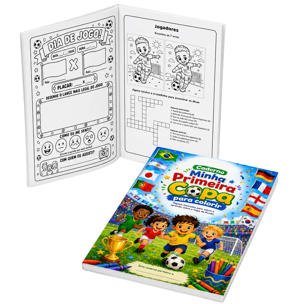 Caderno Minha Primeira Copa